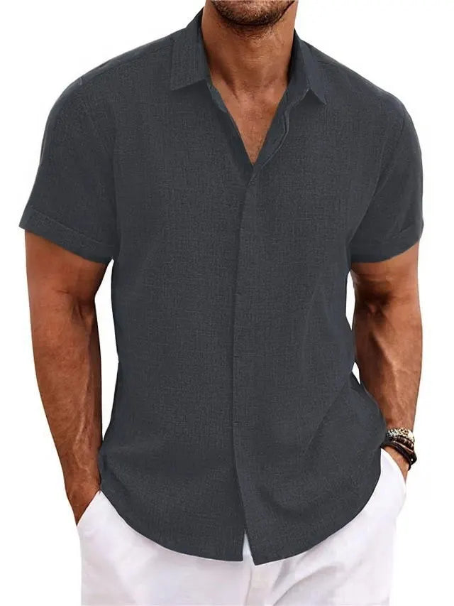 Casual Cotton Linen Shirt