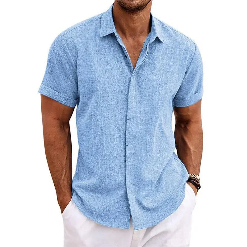 Casual Cotton Linen Shirt
