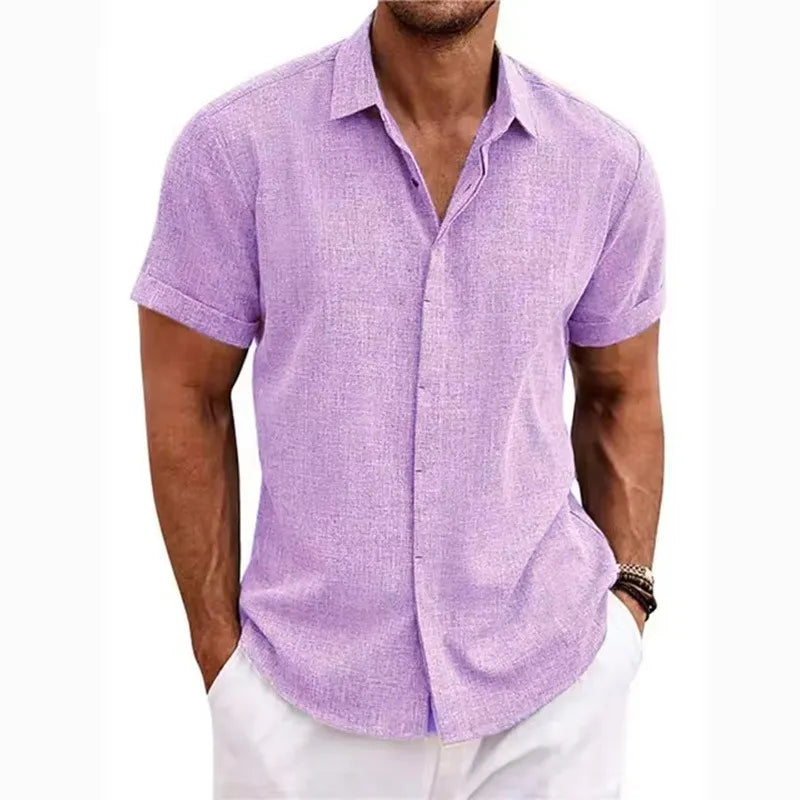 Casual Cotton Linen Shirt