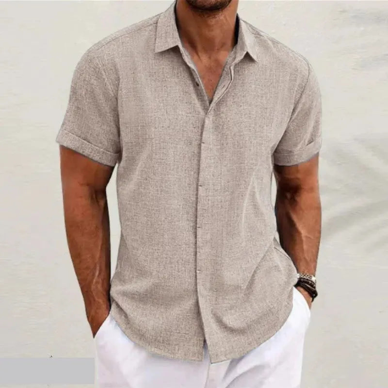 Casual Cotton Linen Shirt