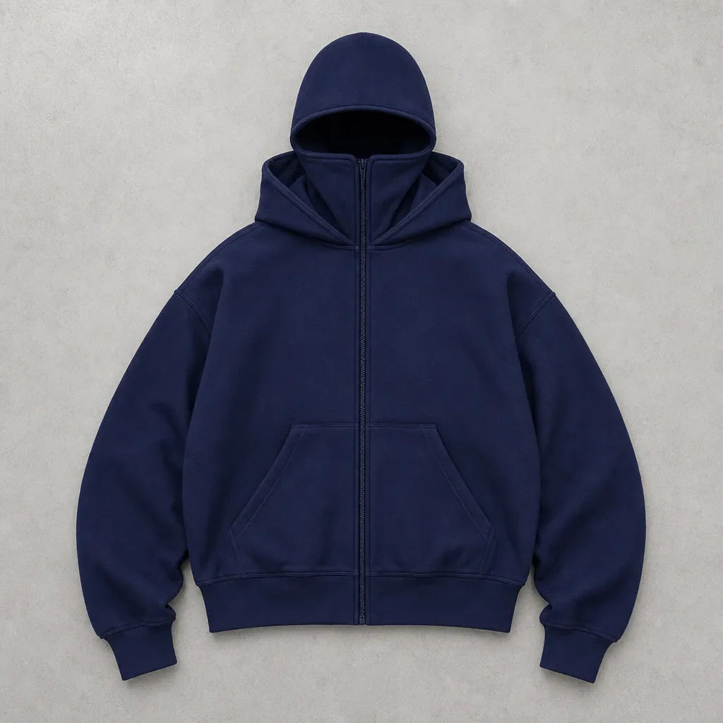 ANTI SOCIAL BALACLAVA ZIP-UP HOODIE