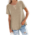 💓Quality Cotton Short-Sleeved T-shirt with Pocket