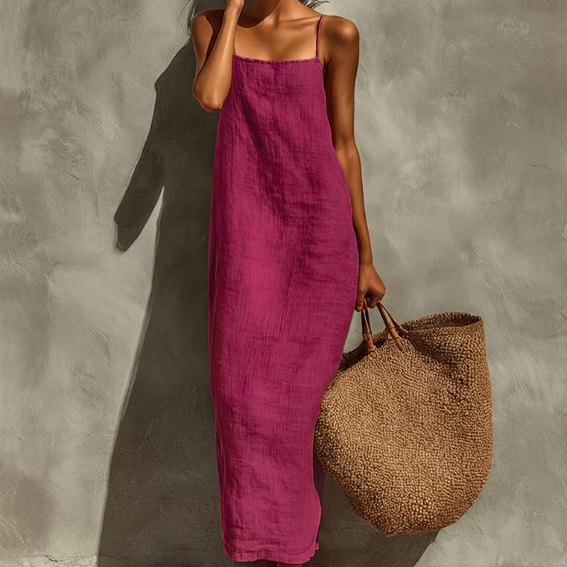 🎁50% OFF💥Women's Casual Solid Color Slip Dress